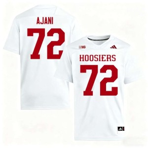 Adedamola Ajani Men's College Football White Alumni Indiana #72 Jerseys 504424-502