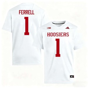 Amare Ferrell Indiana University #1 White Men's College Football Game Jerseys 609583-353