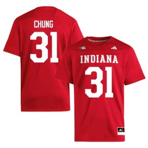 Anthony Chung Crimson College Football University of Indiana 2026 #31 Men's Jerseys 168437-520
