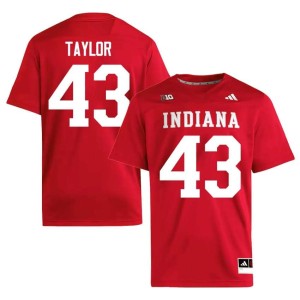 Bryce Taylor College Football Limited Crimson Indiana Hoosiers Men #43 Jersey 833662-359