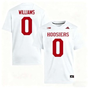 Carson Williams #0 Alumni Indiana White Men's College Football Jersey 194750-537