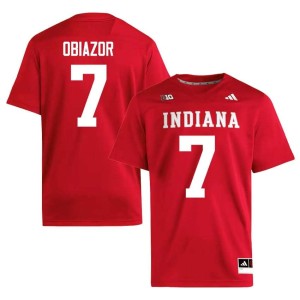 Chiddi Obiazor Men The Hoosier State Crimson #7 College Football Replica Jersey 474066-430