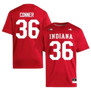 Clay Conner College Football Indiana Crimson #36 Mens Embroidery Jersey 498368-137