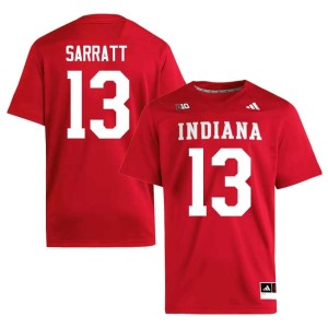 Elijah Sarratt Indiana University #13 Men's Stitched Crimson College Football Jerseys 339092-866