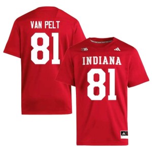Jaidon Van Pelt Crimson College Football Men's #81 Official Jerseys 803313-235