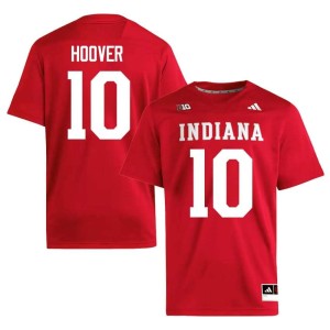 Josh Hoover Crimson #10 College Football Replica Indiana University Mens Jersey 275492-316