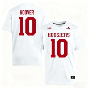 Josh Hoover White Men's IU Hoosiers Limited College Football #10 Jersey 538273-251