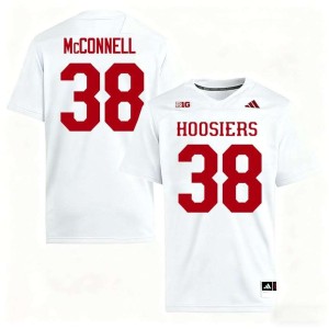 Kaden McConnell White Indiana Hoosiers #38 Mens College Football Game Jersey 836390-791