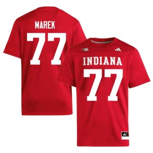 Matt Marek Men Embroidery College Football #77 Crimson Indiana Jersey 673050-572