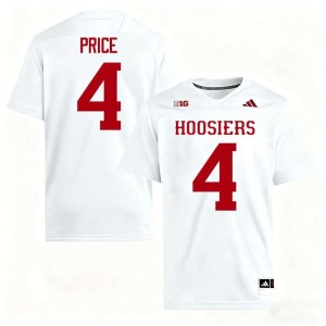 Myles Price White Indiana Men Limited #4 College Football Jersey 422870-816