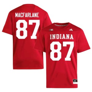 PJ MacFarlane College Football #87 Men Crimson University Jersey 757122-842