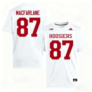 PJ MacFarlane College Football University White #87 Mens Jerseys 530543-150
