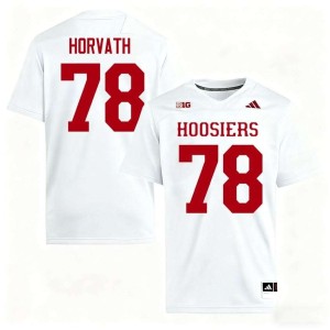 Prescott Horvath Mens High School #78 White College Football Jersey 559364-777