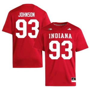 Ronelle Johnson Indiana Hoosiers Limited Men's Crimson #93 College Football Jerseys 676764-474