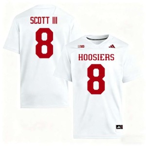 Stevie Scott III The Hoosier State Player White #8 College Football Men's Jersey 513181-680