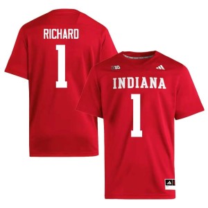 Turbo Richard College Football Men University #1 Crimson Indiana University Jerseys 910454-630