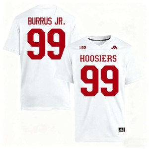 Tyrone Burrus Jr. Indiana University College Football White Men's #99 Stitched Jersey 512805-356
