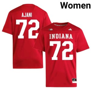 Adedamola Ajani Crimson The Hoosier State #72 Women College Football Alumni Jersey 336962-881