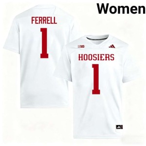 Amare Ferrell White #1 College Football Women 2026 Indiana University Jerseys 422495-306