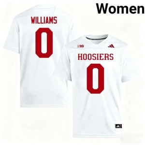 Carson Williams White High School Women University of Indiana #0 College Football Jerseys 198485-105
