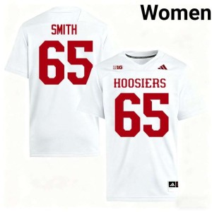 Carter Smith Women #65 College Football Indiana 2026-27 White Jerseys 520779-714