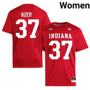 Heath Kizer College Football #37 Women's University of Indiana Crimson 2026-27 Jerseys 646695-337