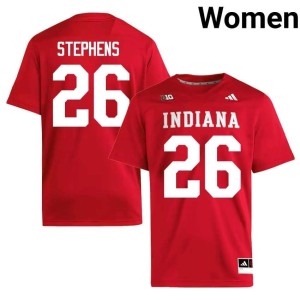 Iosua Stephens College Football #26 2026-27 Women's Crimson Jerseys 734772-818