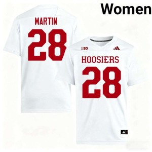 Khobie Martin Replica #28 White Indiana Womens College Football Jersey 765865-673