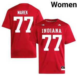 Matt Marek College Football Indiana University Crimson Women Alumni #77 Jersey 728616-241