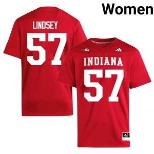 Sam Lindsey College Football Crimson Womens Replica #57 Jerseys 676483-677