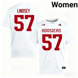 Sam Lindsey College Football White High School Womens #57 Jerseys 559033-937