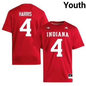 A.J. Harris College Football IU #4 Crimson 2026-27 Youth Jersey 706571-158