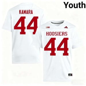 Amari Kamara #44 Youth Replica College Football White Indiana University Jerseys 765903-303