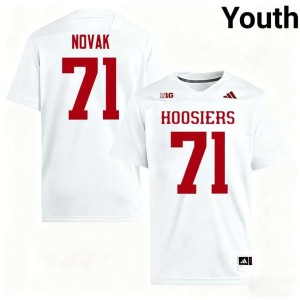 Ben Novak Limited Indiana Youth #71 White College Football Jersey 304210-197