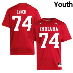 Bray Lynch College Football Hoosiers Crimson Limited Youth #74 Jersey 304119-267