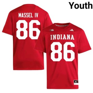 Bruno Massel IV Youth IU Crimson College Football University #86 Jerseys 490414-235