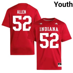Clayton Allen Youth Crimson Replica College Football #52 The Hoosier State Jerseys 886785-479