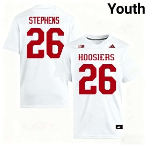 Iosua Stephens Youth College Football White Game #26 Jerseys 542737-336