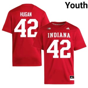 Kevontay Hugan IU College Football Alumni Crimson Youth #42 Jerseys 115794-432