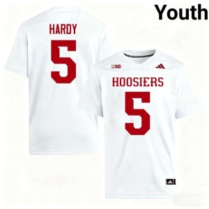 Rolijah Hardy #5 Indiana Hoosiers Official White College Football Youth Jerseys 338240-571