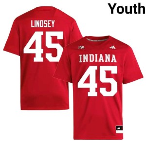 Sam Lindsey Youth Indiana #45 College Football Crimson Limited Jersey 898460-141