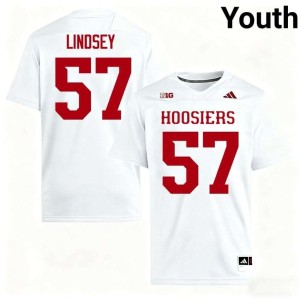 Sam Lindsey White College Football #57 Player Youth Jerseys 287350-916