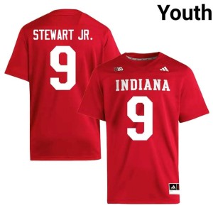 Seaonta Stewart Jr. College Football Youth Crimson Player #9 IU Jersey 648925-131