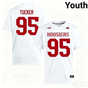 Tyrique Tucker Indiana Youth College Football #95 White 2026-27 Jersey 379860-270